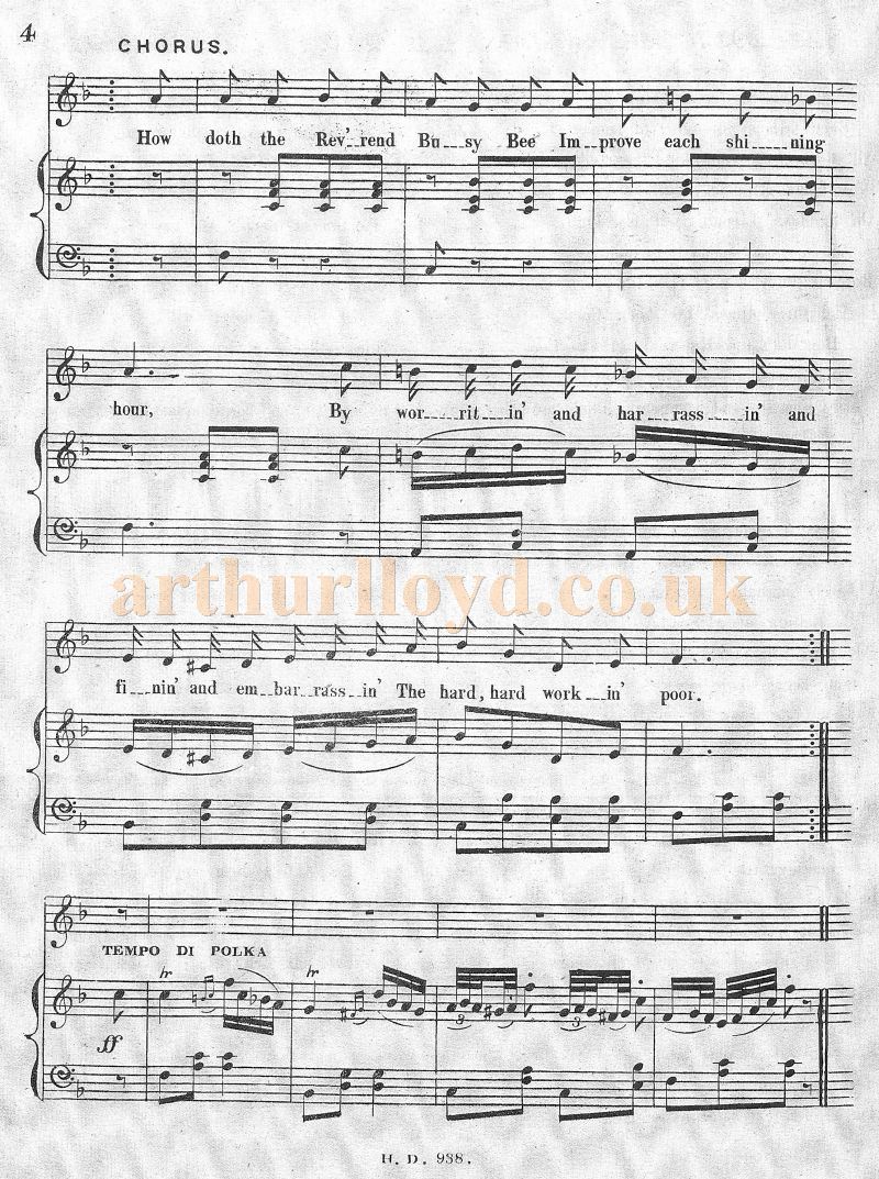 Arthur Lloyd's 'Busy Bee' - Courtesy Colin McIntyre