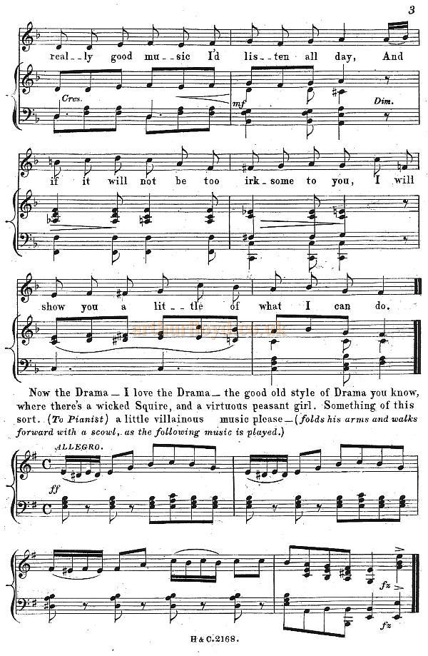 Arthur Lloyd's Celebrated 'Comic Medley' 