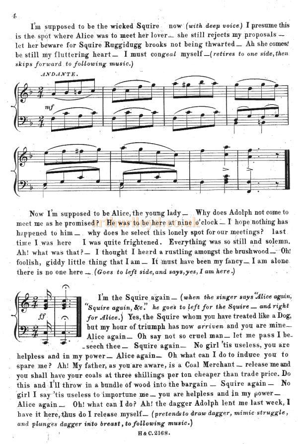 Arthur Lloyd's Celebrated 'Comic Medley' 