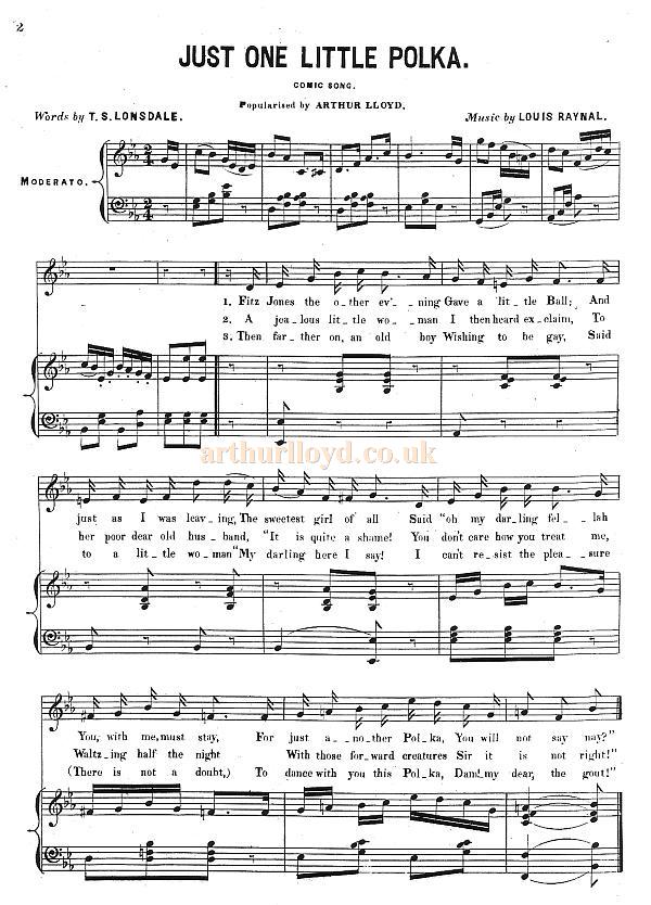 Athur Lloyd's 'Just One Little Polka'