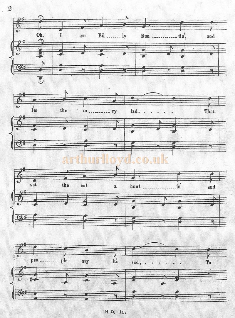 Arthur Lloyd's 'Silly Billy' - Courtesy Colin McIntyre