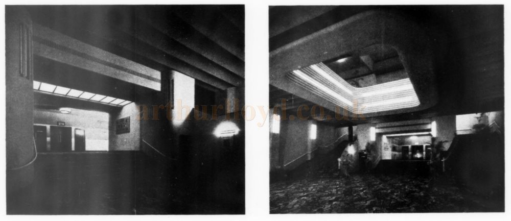 The Stalls Vestibule and Staircase Hall of the Astoria Theatre, Southend when it first opened in 1935 - From The Architects' Journal, 7th of November 1935.