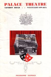 A programme for 'The Fol-De-Rols song and laugh show' at the Palace Theatre, Westcliff in 1959 - Kindly donated by Jan Davies.