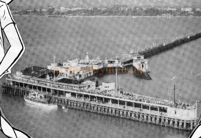 Southend Pier and the Sundeck Theatre from a programme for Zip-a-Hoy - Courtesy Robert Frise