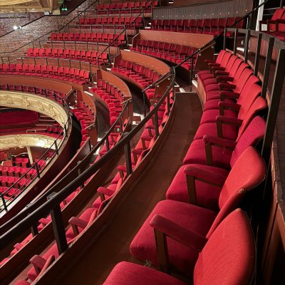The new Gallery Seating at the King's Theatre, Portsmouth - Courtesy Chris Grant, Kings Theatre, Portsmouth.