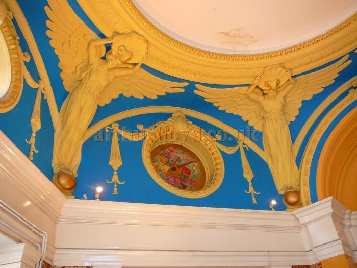 A Detail of the Foyer Ceiling at the Kings Theatre, Southsea in 2011 - Courtesy B.F. 
