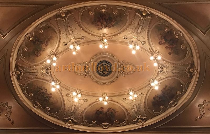 The Auditorium Ceiling of the Kings Theatre, Southsea in April 2017 - Courtesy Michael Shaw.