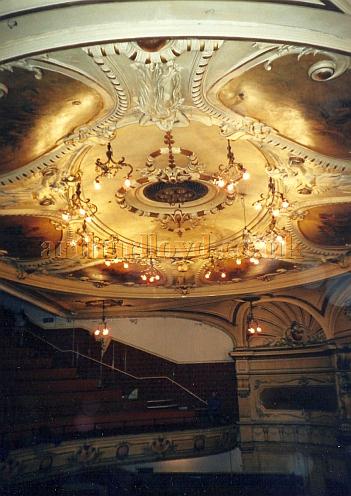 The Auditorium Ceiling of the Kings Theatre, Southsea in 2000 - Courtesy David Garratt. 