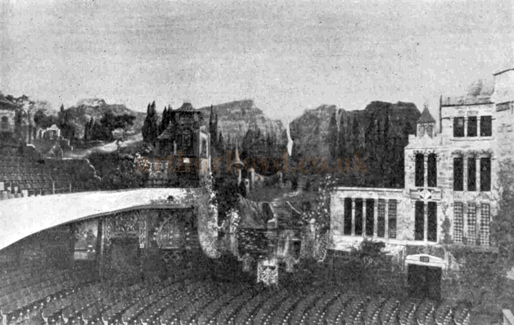 The Painted Atmospheric Auditorium of the Splendid Theatre, Downham when it first opened in 1930 - From The Bioscope, 20th of August 1930.