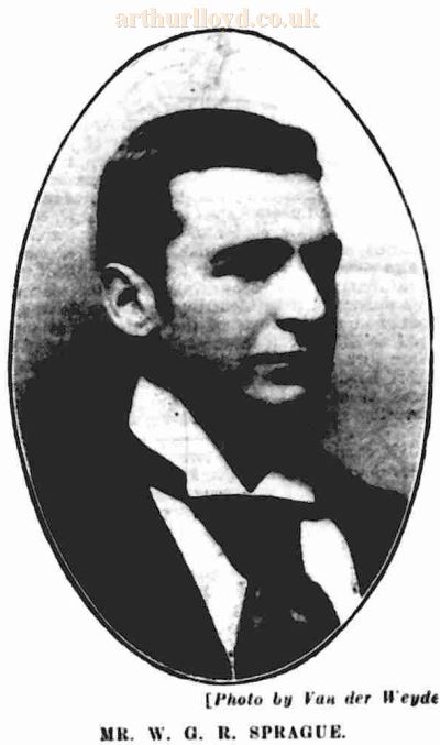 W. G. R. Sprague - From the ERA, December 16th 1905