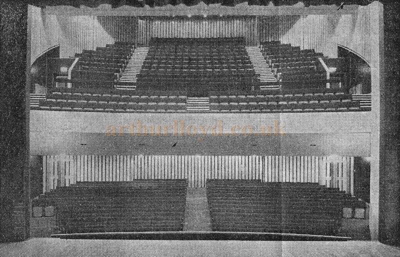 The Auditorium of the Theatre Royal, St. Helens in 1964 - From The Daily Telegraph, Courtesy George Richmond.