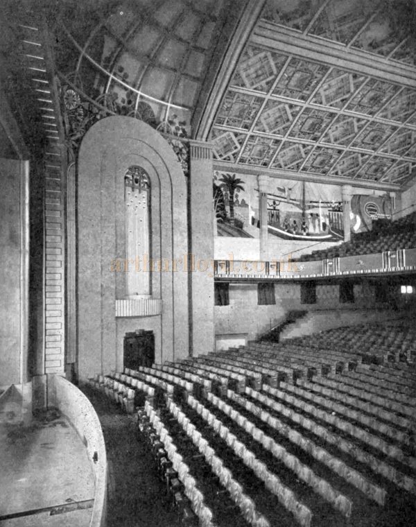 The Auditorium of the Astoria Theatre, Streatham when it first opened in 1930 - From The Bioscope, 4th of June 1930.