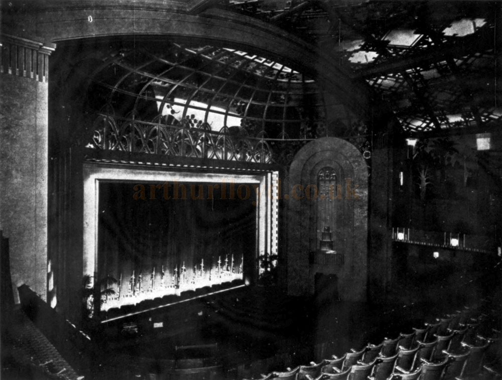 The Auditorium of the Astoria Theatre, Streatham when it first opened in 1930 - From The Architect's Journal, 9th of July 1930.