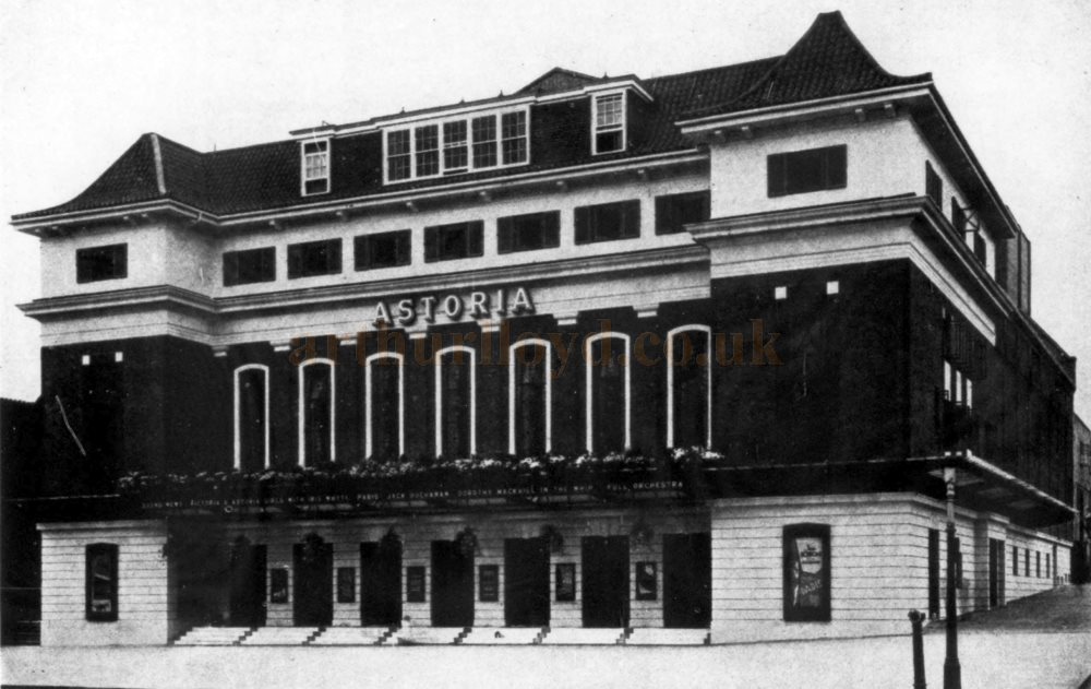 The Astoria Theatre, Streatham when it first opened in 1930 - From The Architect's Journal, 9th of July 1930.