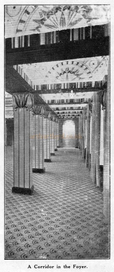 A Corridor in the Foyer - From the Opening Programme for the Streatham Astoria - Courtesy Ron Knee Archive. 