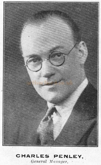 Charles Penley, General Manager - From the Opening Programme for the Streatham Astoria - Courtesy Ron Knee Archive.