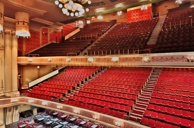 The Auditorium of the Streatham Hill Theatre in March 2017 - Courtesy Tim Hatcher and Roger Fox.