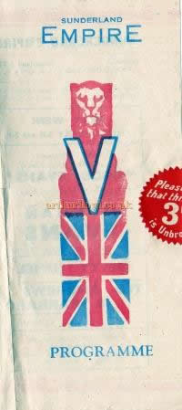 A Wartime programme for 'The Quaker Girl' at the Sunderland Empire in October 1945. 