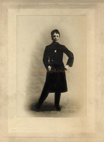 An FOH Theatre Card of Vesta Tilley - Courtesy Tony Craig. 