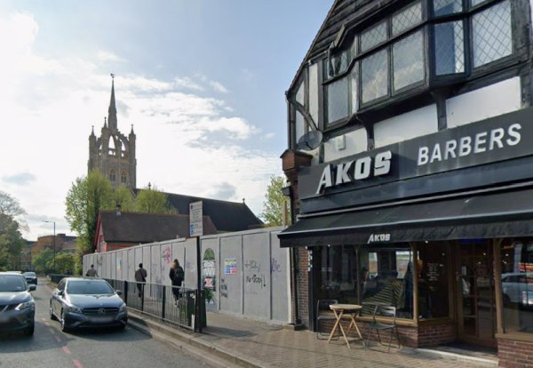 A Google StreetView Image showing the site of the former Sutton Picture Theatre, Curzon Cinema, in April 2025 - Click to Interact.