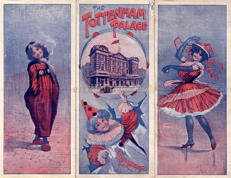 A Variety Programme for the Tottenham Palace in 1912