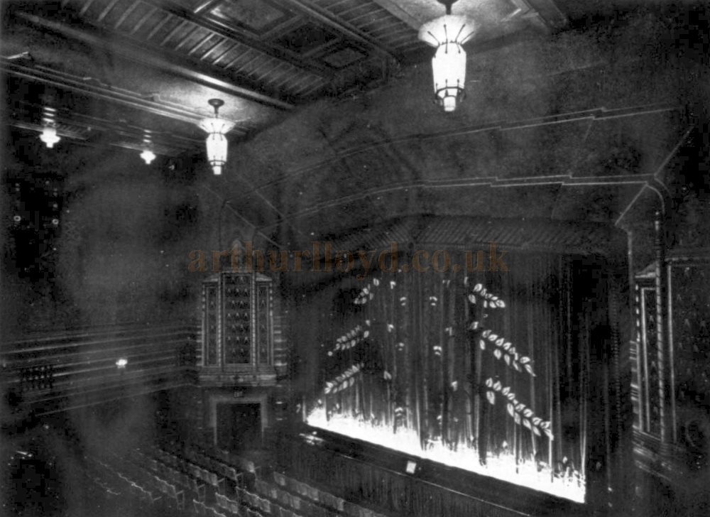 The Auditorium of the Twickenham Cinema - From The Architects' Journal, 27th of March 1929.
