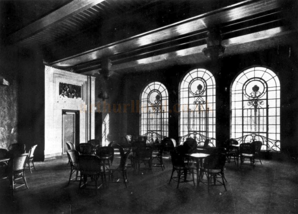 The Tea Lounge at the Twickenham Cinema - From The Architects' Journal, 27th of March 1929.