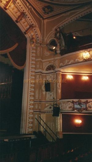 The Proscenium of the Theatre Royal and Opera House, Wakefield in 2000 - Courtesy David Garratt. 