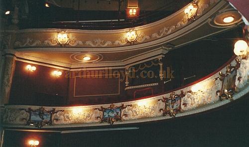 The auditorium of the Theatre Royal and Opera House, Wakefield in 2000 - Courtesy David Garratt. 