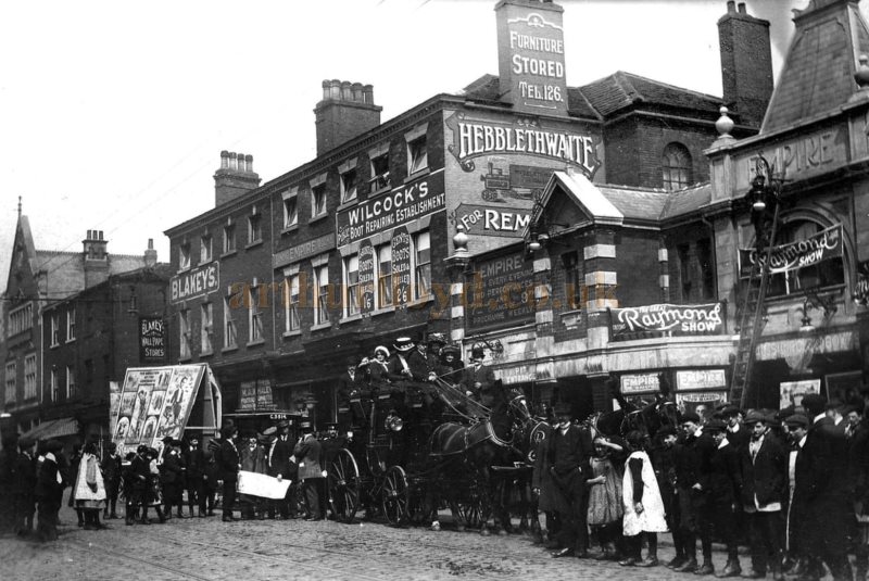 Kirgate, Wakefield and the Empire Theatre in the early 1900s - Courtesy John West.