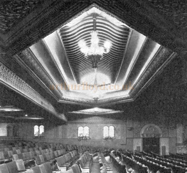The Auditorium of the Granada Theatre, Walthamstow when it first opened in 1930 - From The Bioscope, 17th of September 1930.