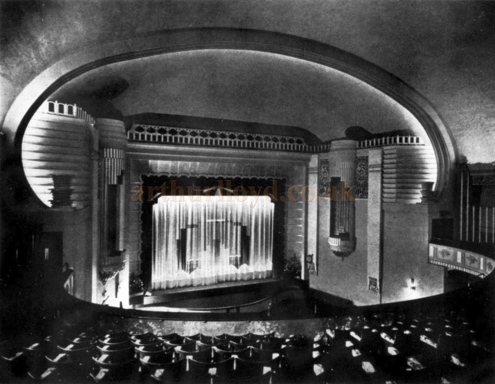 The Auditorium of the Savoy Theatre, Wandsworth when it first opened in 1932 - From The Architect's Journal, 29th of June 1932.