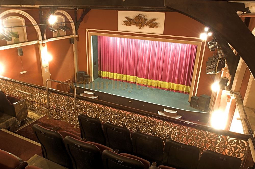 The Auditorium and Stage of the Athenaeum Centre - Courtesy Andrew Frostick (Archivist for the Warminster Athenaeum Centre).