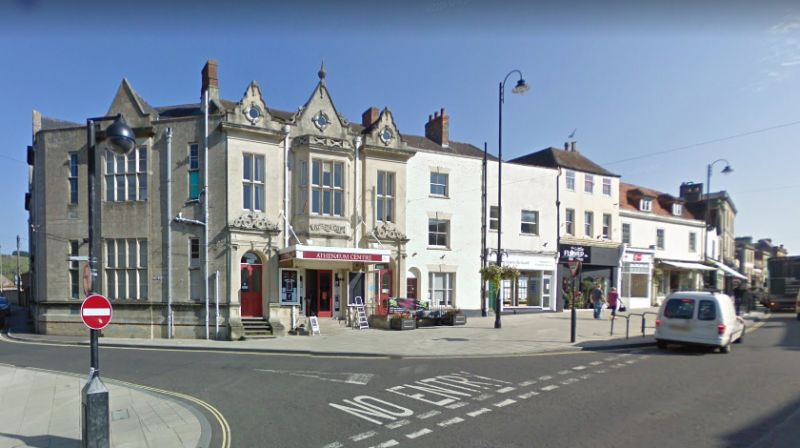 A Google StreetView Image of the Athenaeum Centre, Warminster in 2011 - Click to Interact.