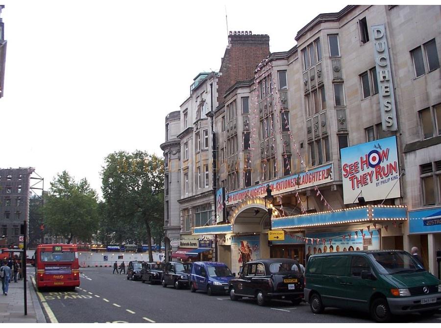 The Duchess Theatre showing 'See How They Run' in 2006.