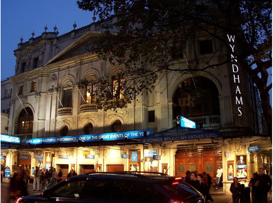 Wyndhams Theatre showing 'A Voyage Around My Father' in 2006.