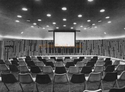 The Westminster Theatre Cinema which was actually the restaurant most of the time - From a Souvenir Book for the opening of the Westminster Theatre Arts Centre - Courtesy Richard Leigh.