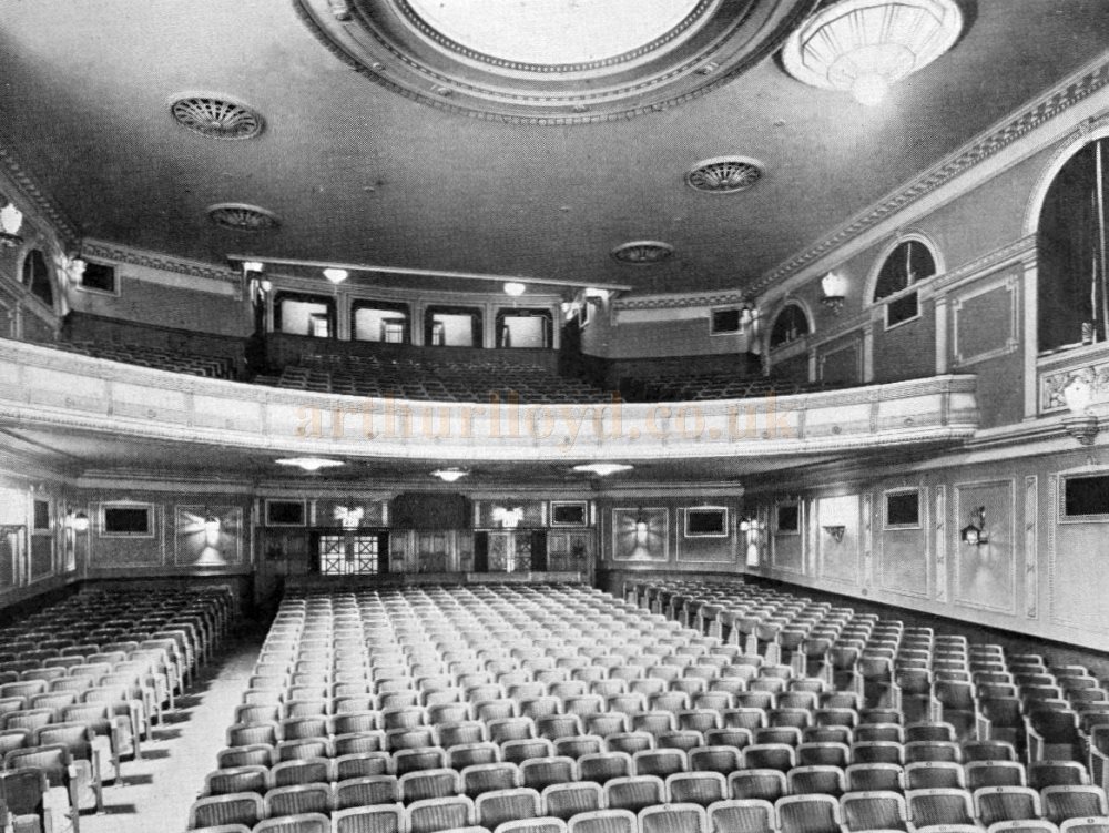 The Auditorium of the The St. James' Picture Theatre, Westminster - From The Architect, 18th of May 1923.