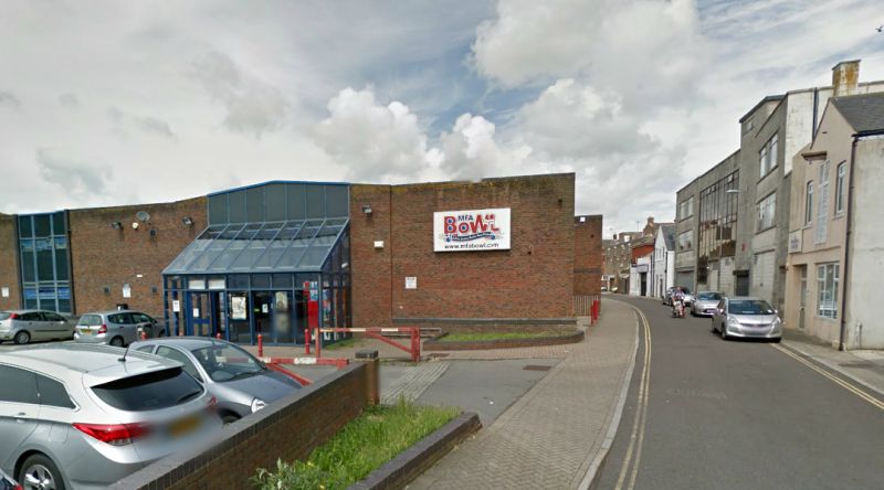 A Google StreetView Image of the site of the former Theatre Royal, Weymouth - Click to Interact