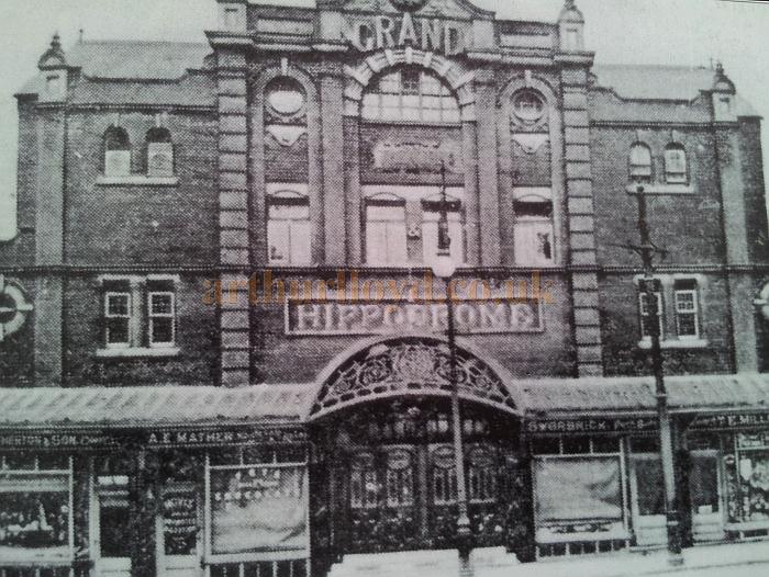 An early photograph showing the Wigan Hippodrome - With kind permission Wigan Reference Library.
