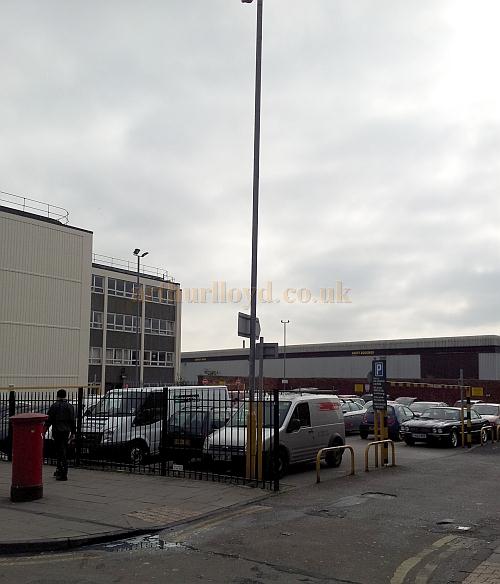 The site of the Hippodrome Theatre, Wigan, in March 2012 - Courtesy George Richmond.