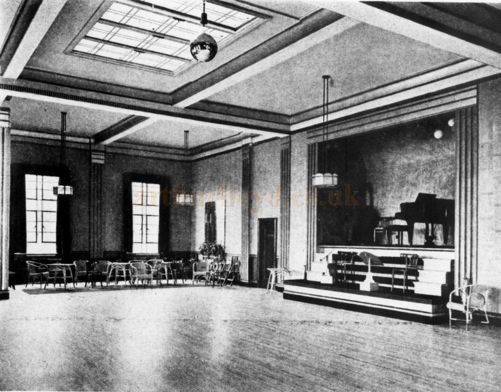 The Ballroom of the Majestic Theatre, Woodford when it first opened in November 1934 - From The Builder, 15th of February 1935.