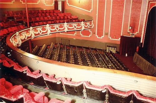 Auditorium of the Wrexham Hippodrome in 1985 - Courtesy Ted Bottle