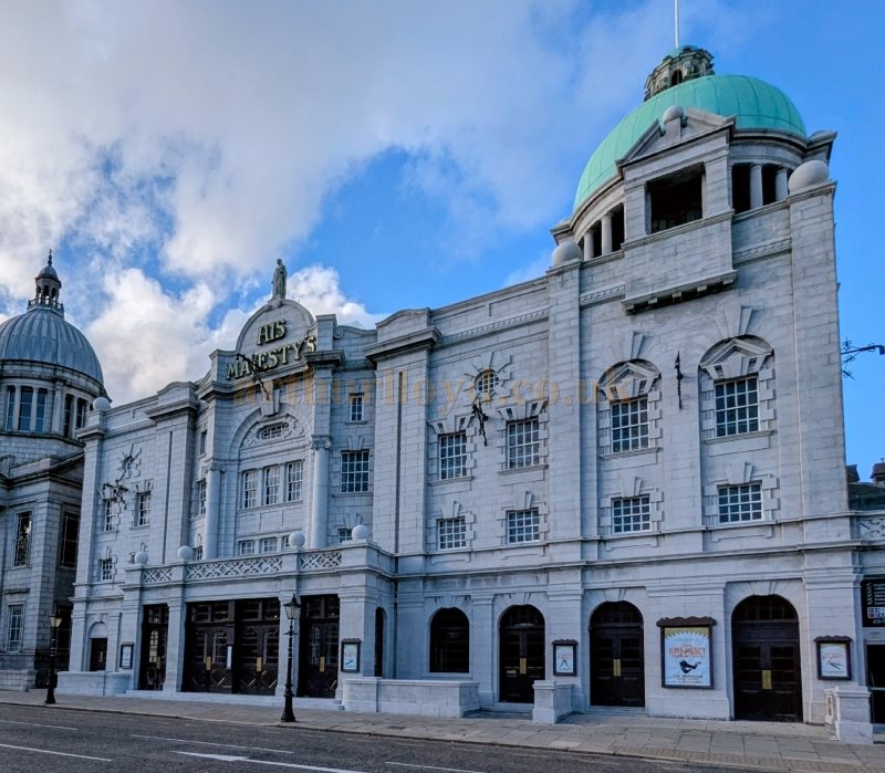 His Majesty's Theatre, Aberdeen in September 2025 - Courtesy Alan Kempster.
